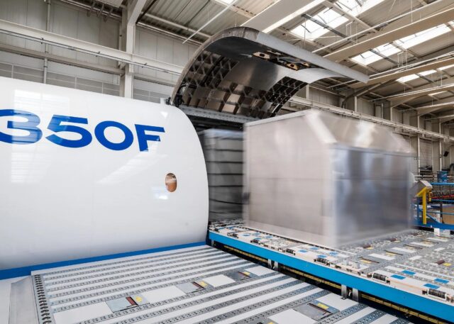 Airbus A350F main deck cargo door testing