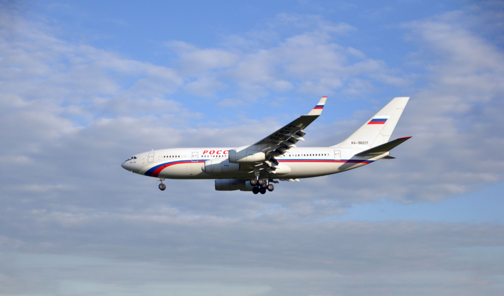 IL-96 aircraft of Aeroflot