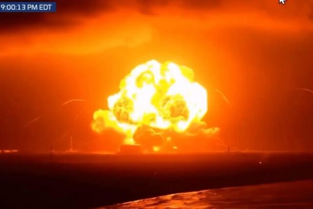 Blue Origin New Glenn rocket explodes on launch pad