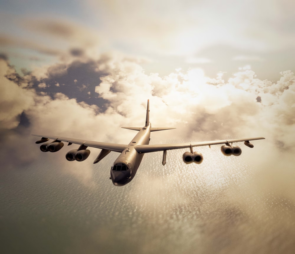 Boeing graphic of B-52J upgraded stratofortress