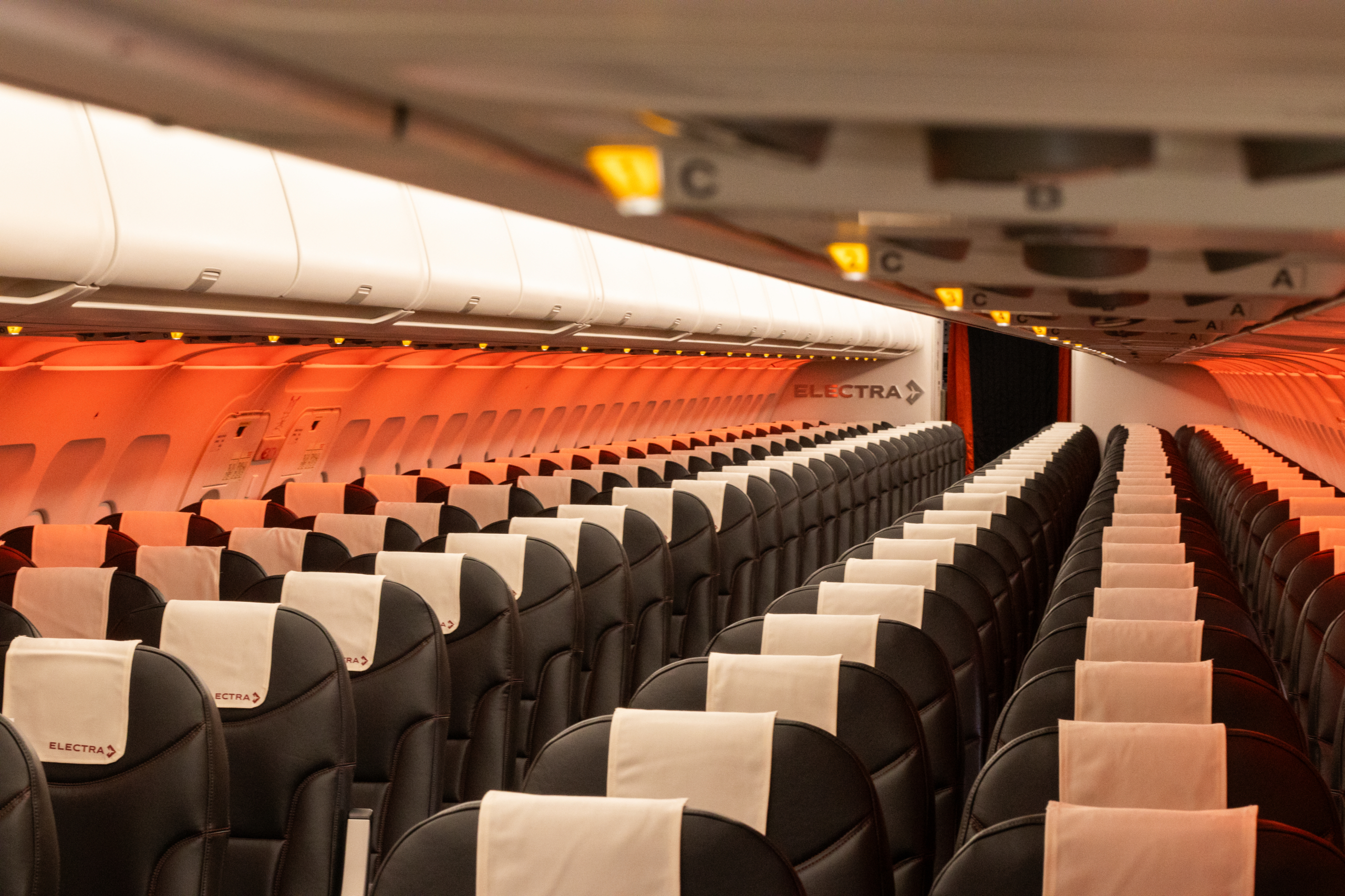 Calming cabin lighting