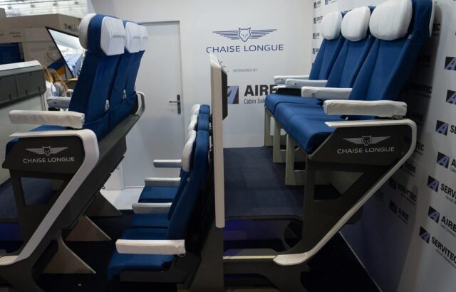 Chaise Longue aircraft seating concept