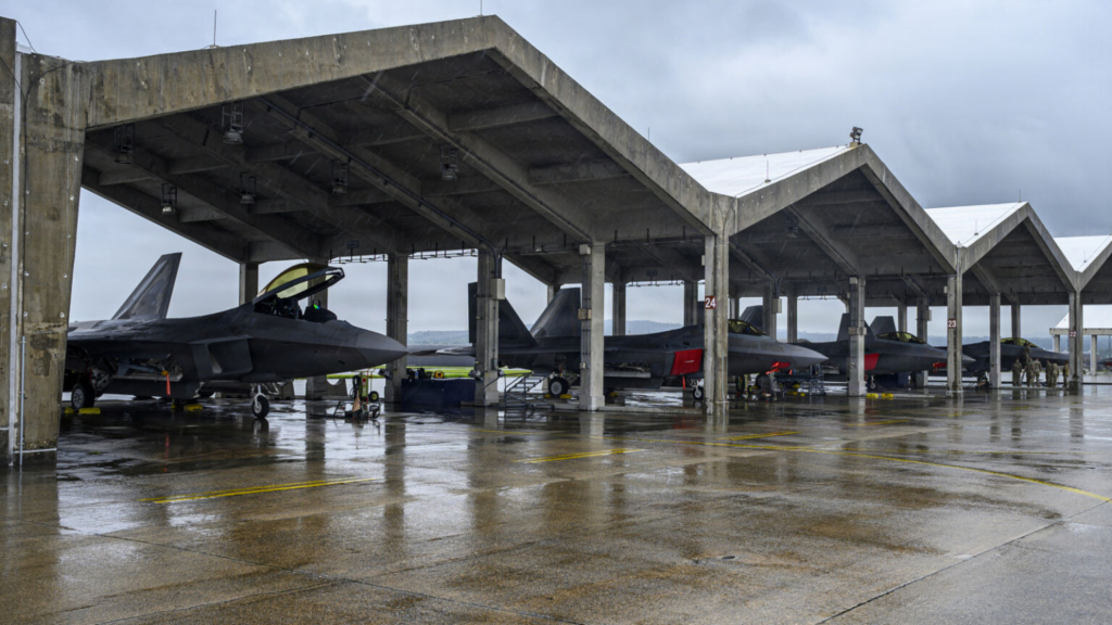F-22 Raptors at Misawa Japan for USAF