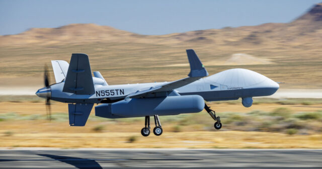 GA-ASI MQ-9B with Saab LoyalEye pods