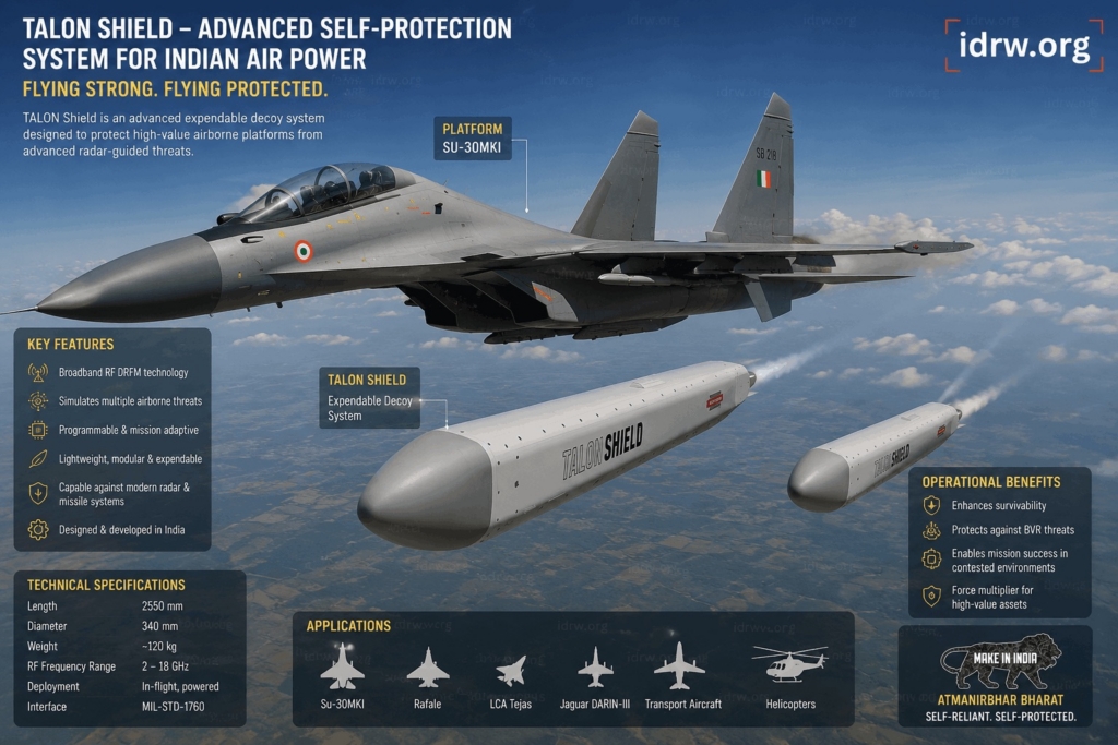 IDRW advanced self protection jammer system for Su-30MKI