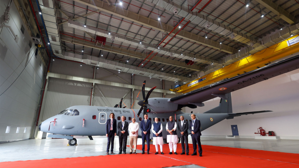 India C295 final assembly line