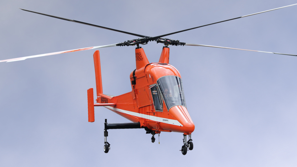 No tail rotor, overlapping blades: How the Kaman K-MAX works