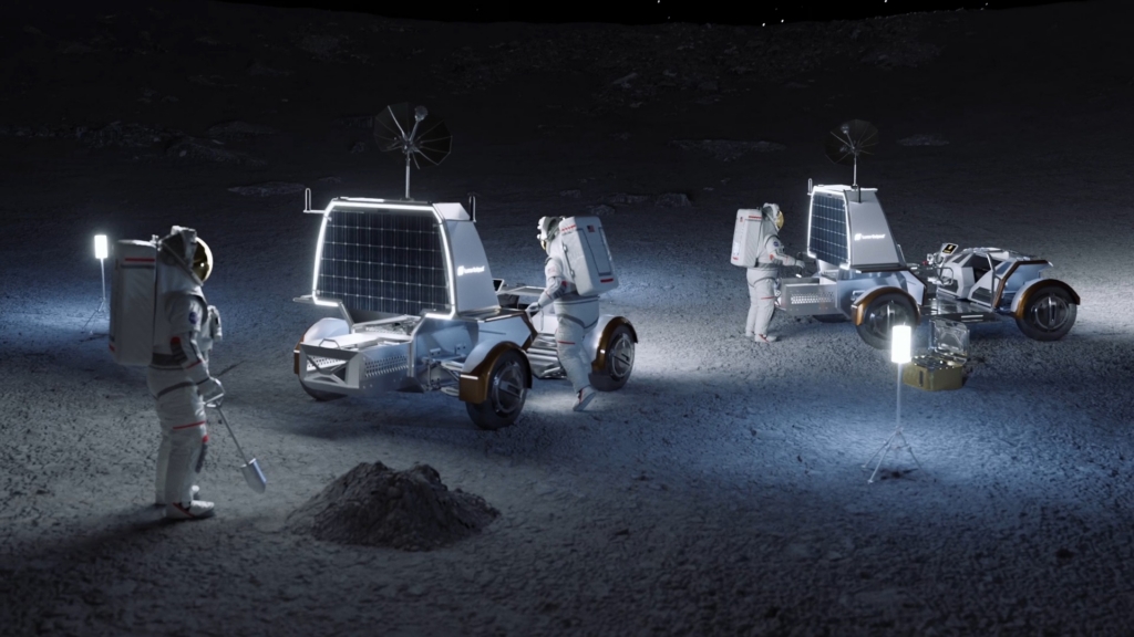 Lunar Outpost Pegasus rover