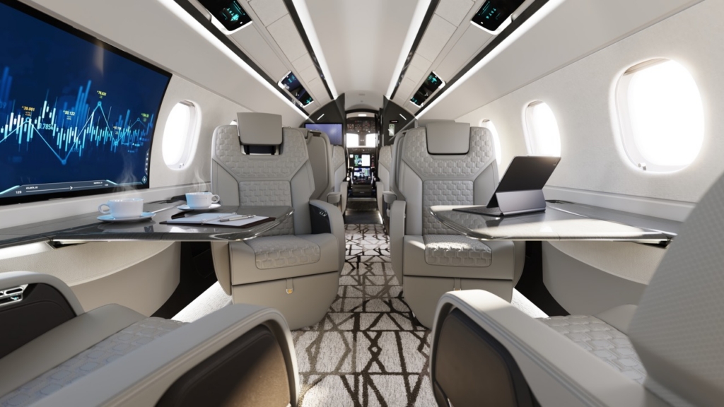 Praetor 600E cabin interior