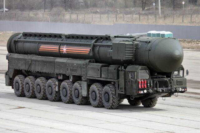 Russian RS-24 Yars mobile launcher