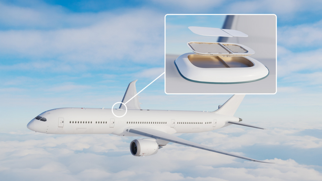 Viasat new multi orbit aera antenna on boeing 737