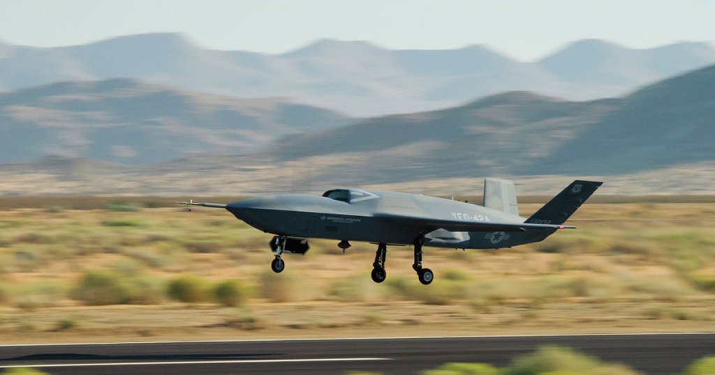 YFQ-42A DArk Merlin General Atomics CCA for the USAF