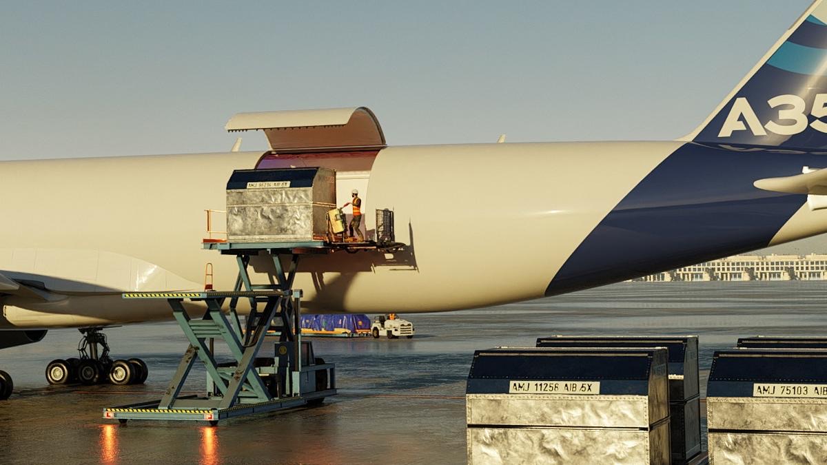 Airbus A350F main deck cargo door