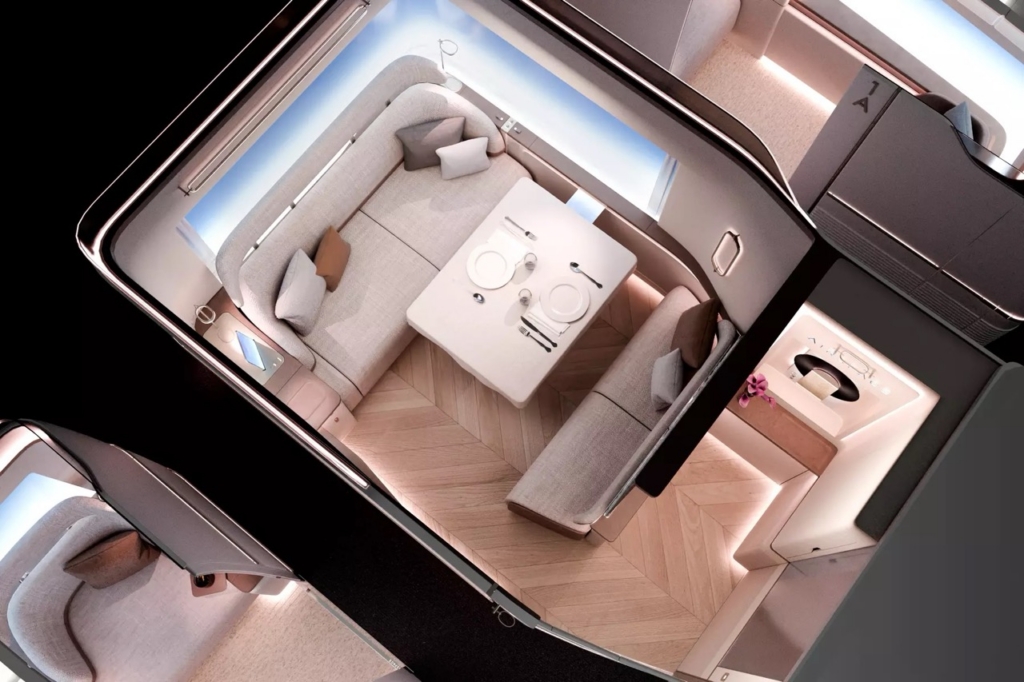 A350-1000 rendering Airspace first class concept