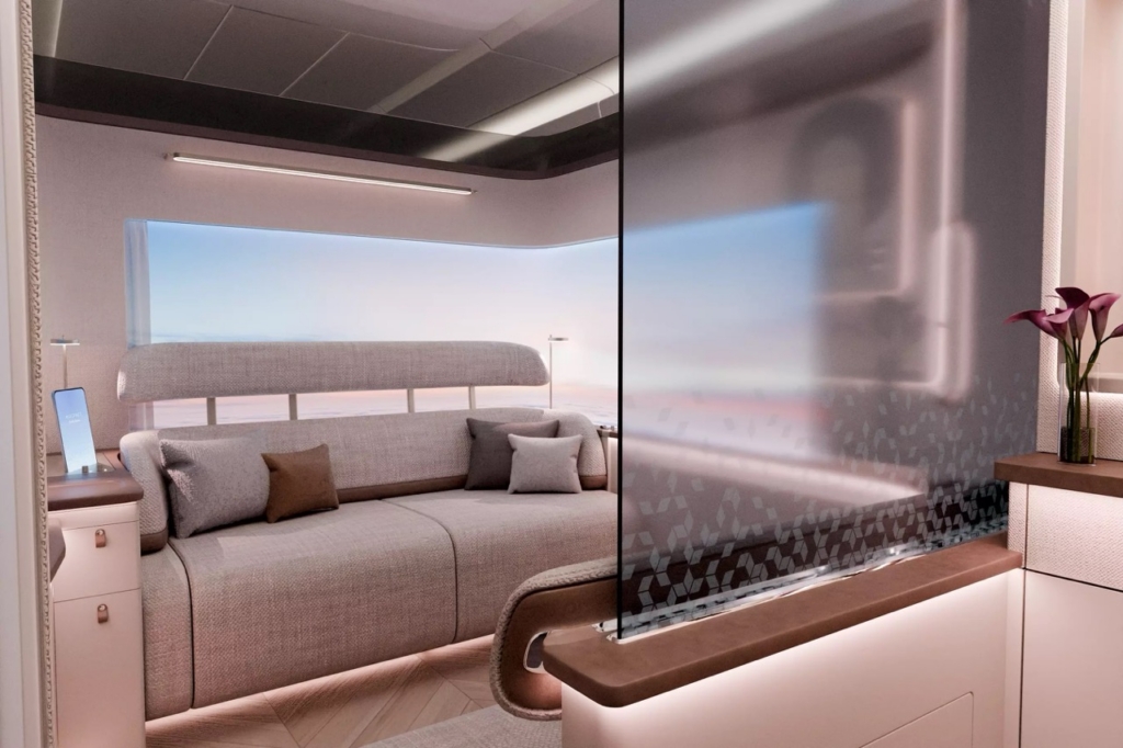 A350-1000 rendering Airspace first class concept