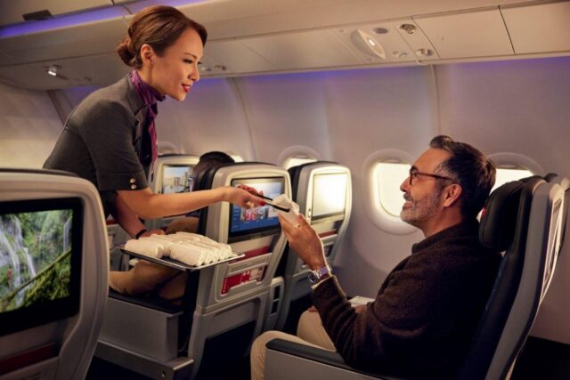 Delta Air Lines premium economy cabin