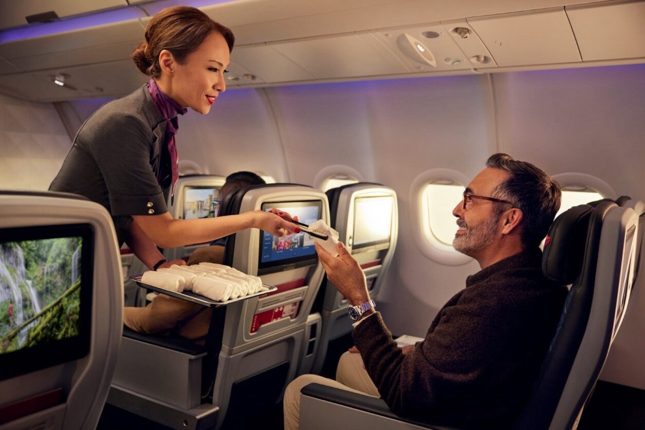 Delta Air Lines premium economy cabin
