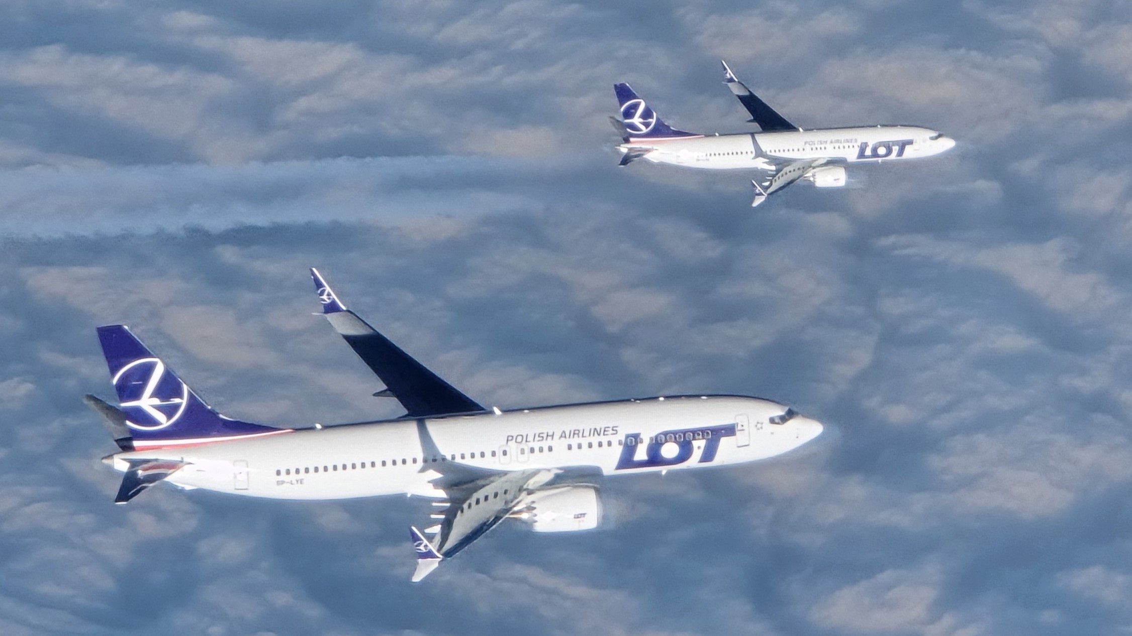 LOT Boeing 737 MAX aircraft