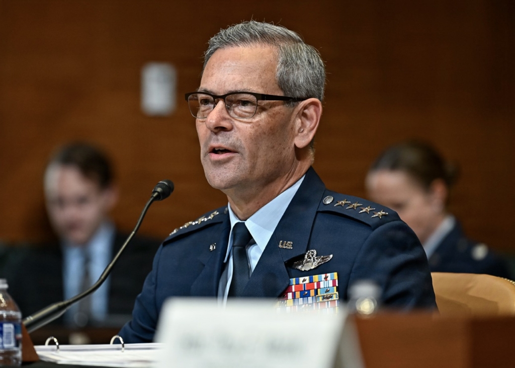 ir Force Chief of Staff Gen. Ken Wilsbach testifies during a budget hearing before the Senate Appropriations Defense Subcommittee on Capitol Hill in Washington, D.C., June 9, 2026. (U.S. Air Force photo by Eric Dietrich)