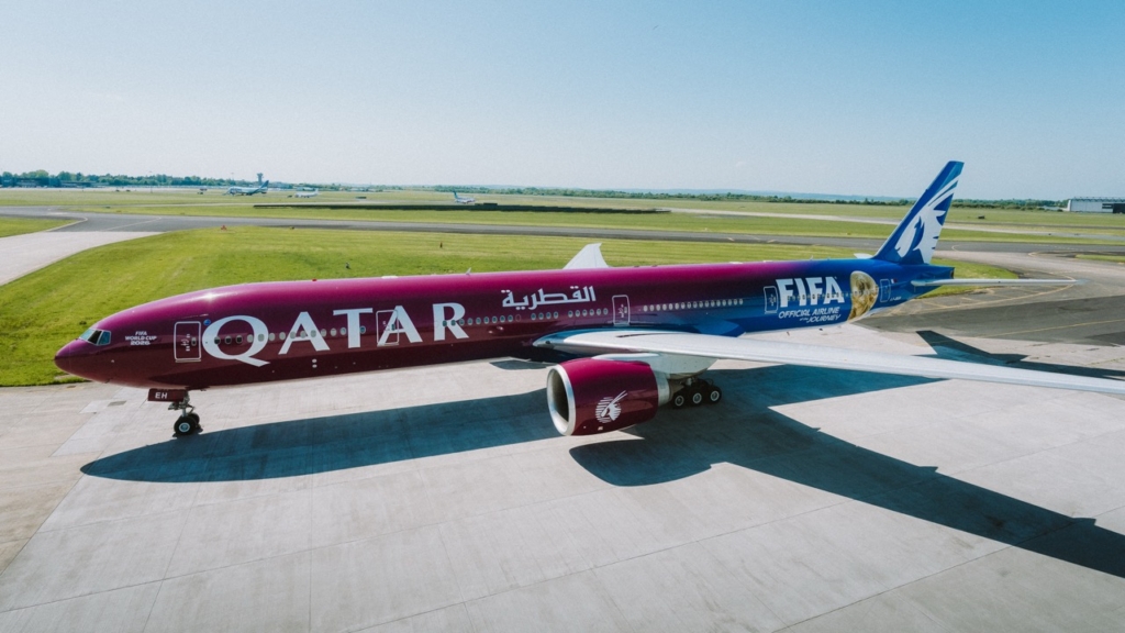 Qatar Airways FIFA World Cup 2026 livery