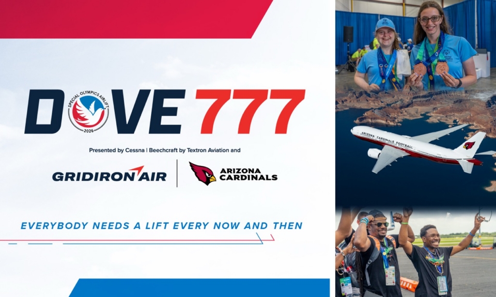 Dove 777 Special Olympics Airlift