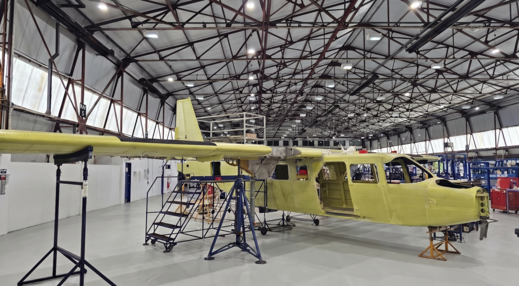 First UK-built Britten-Norman Islander now 75% complete as delivery nears