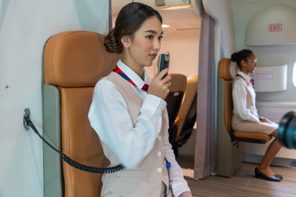 Cabin crew announcement 