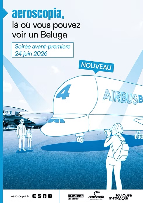 Aeroscopia Airbus Beluga exhibit