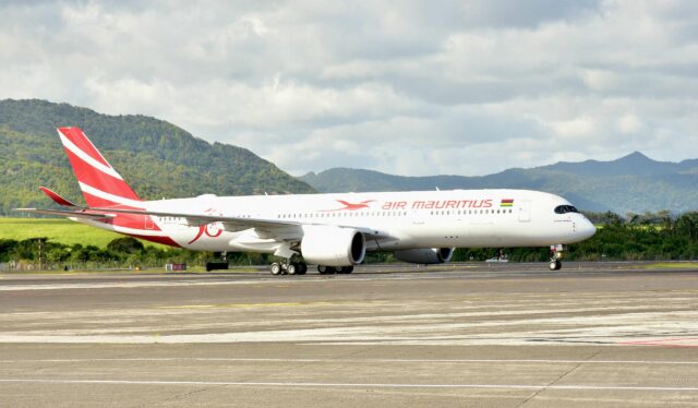 Air Mauritius first Airbus A350