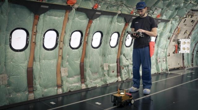 Airbus CabinMarker robot