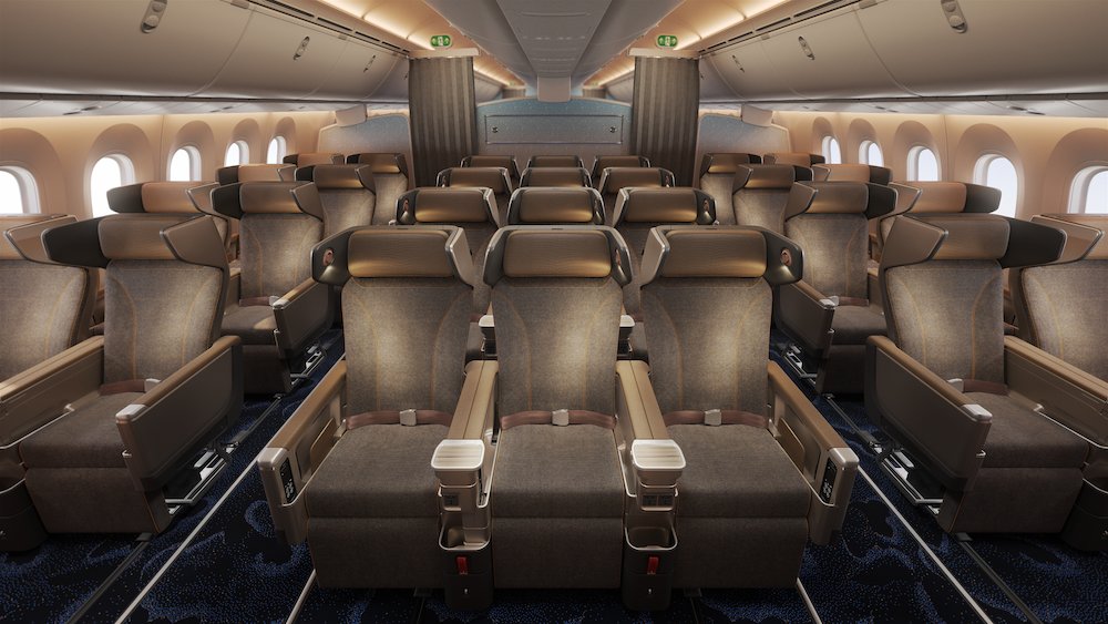 China Airlines new 787 Premium Economy class debut