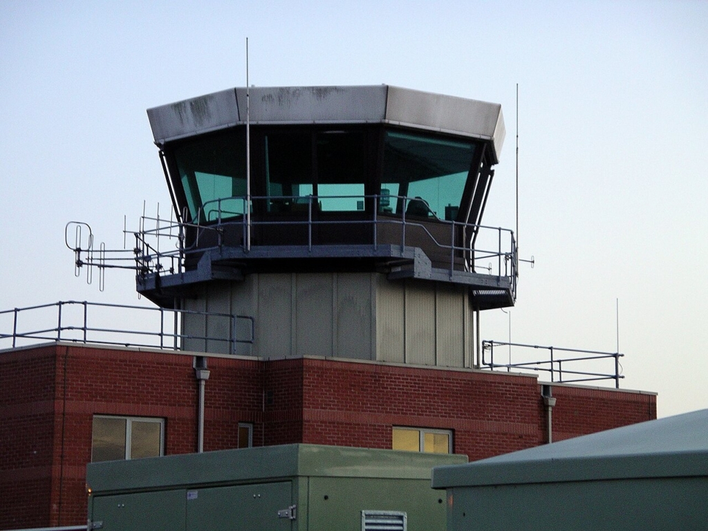 Coventry Airport control tower