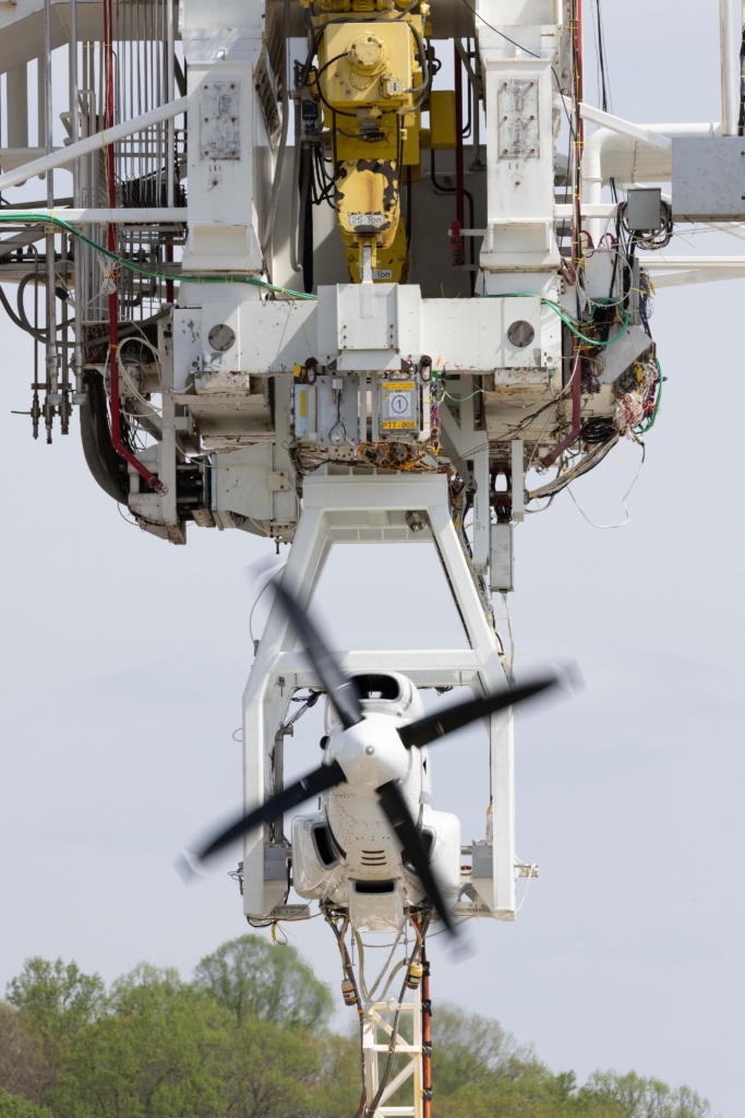 GE Aerospace hybrid electric aircraft engine on test