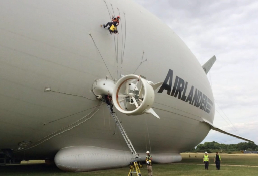 HAV Airlander maintenance ropes