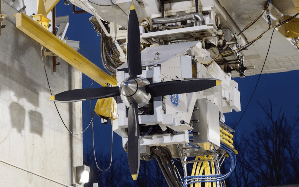 GE Aerospace hybrid electric aircraft engine on test