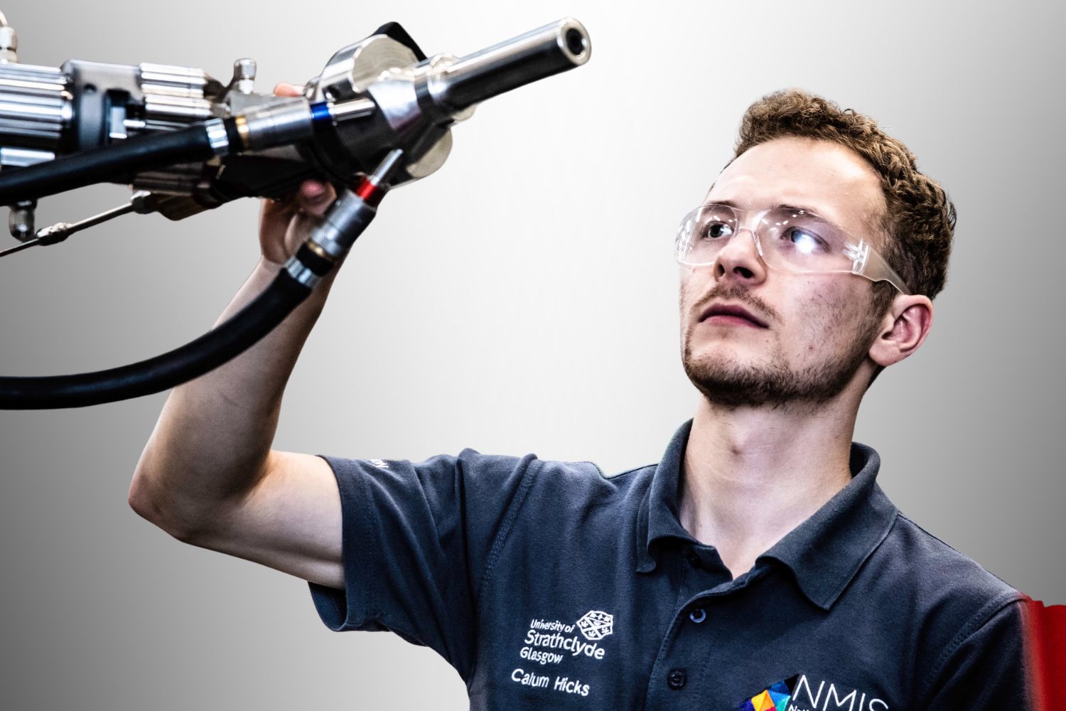 Headshot for Calum Hicks, senior technologist at the Digital Factory, National Manufacturing Institute Scotland (NMIS)