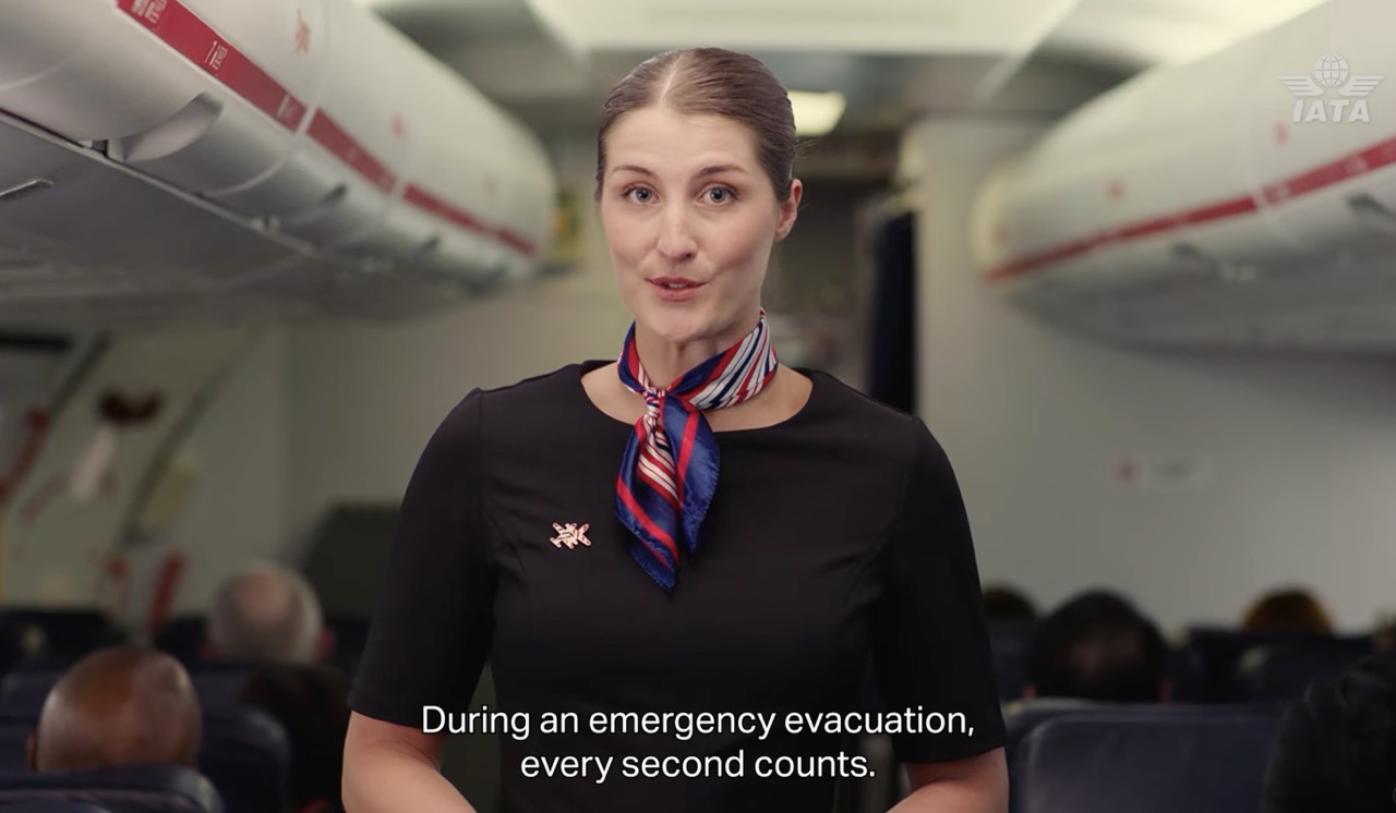 IATA's new save a life not a bag campaign video