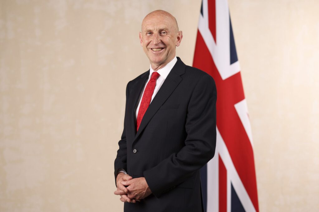 John Healey UK defence secretary