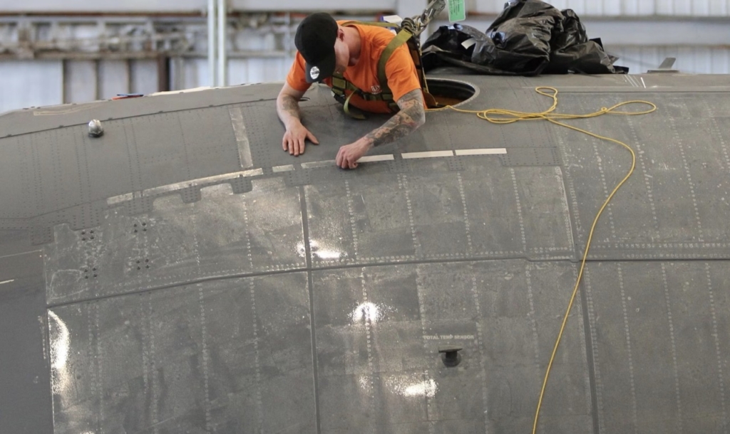 MAKO Flightfilm applied to aircraft