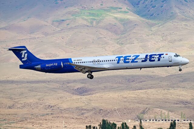MD83 of Kyrgyzstan airline TezJet