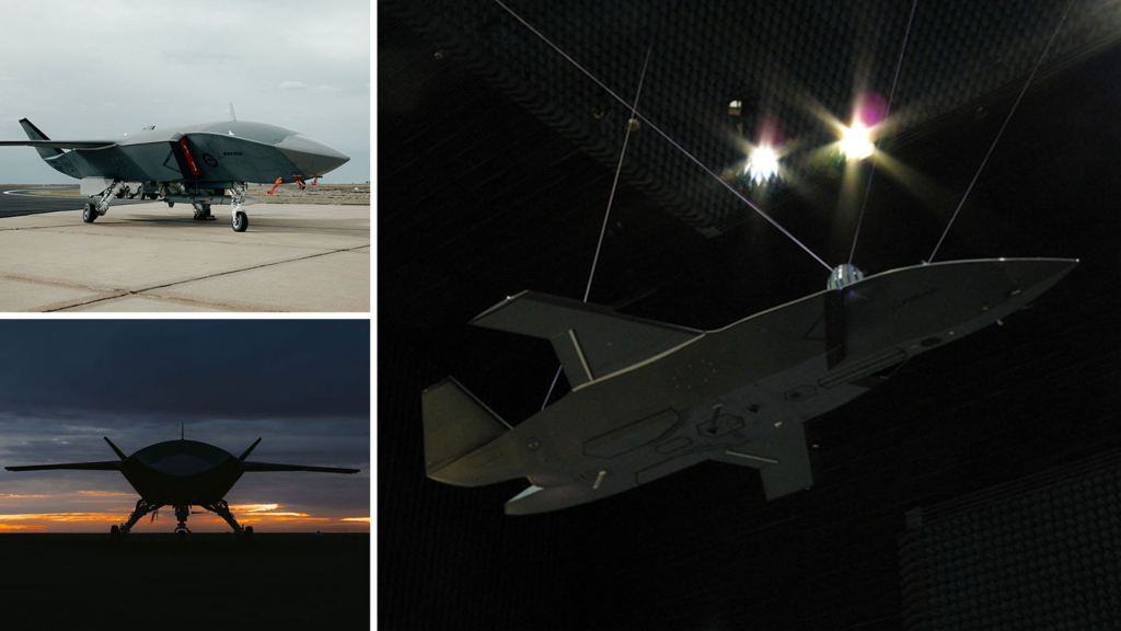 Boeing successfully proved the stealth characteristics of the MQ-28 Ghost Bat during a series of RCS tests carried out in early 2026. Image: Boeing