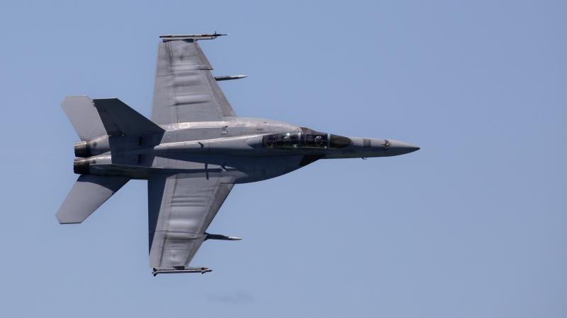 RAAF F:A-18 Super Hornet in flight