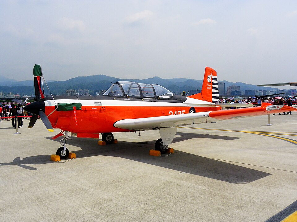 ROCAF T-34C trainer aircraft
