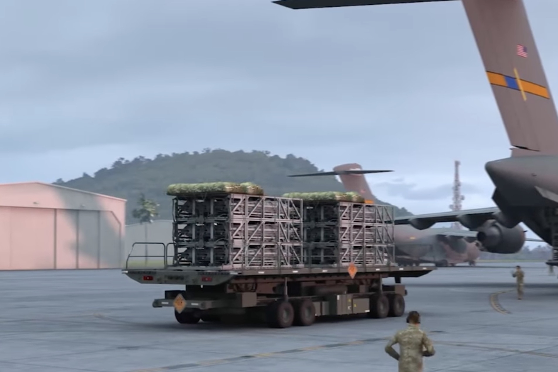 Rapid dragon cruise missiles from cargo aircraft
