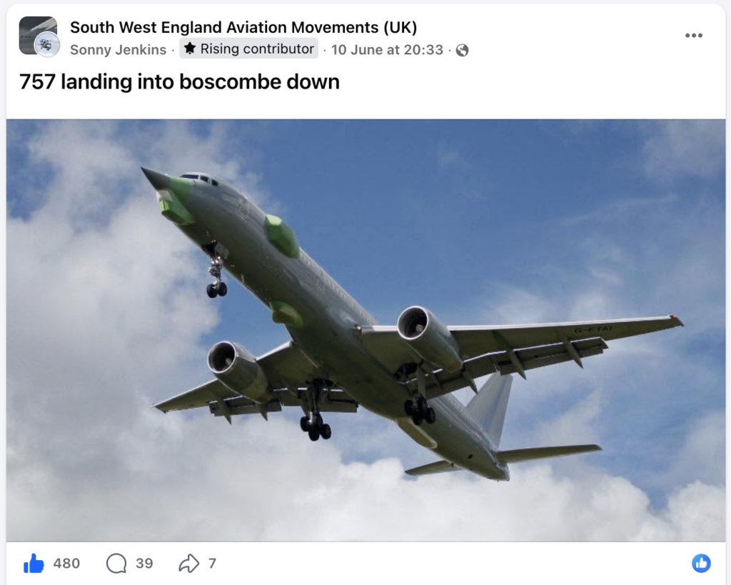 Boeing 757 Excalibur flight test bed of 2Excel