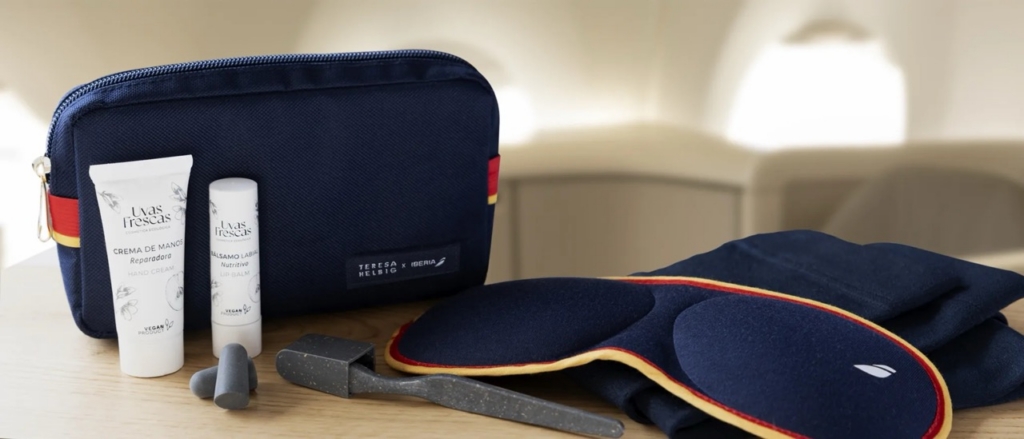 Iberia business class amenity kit