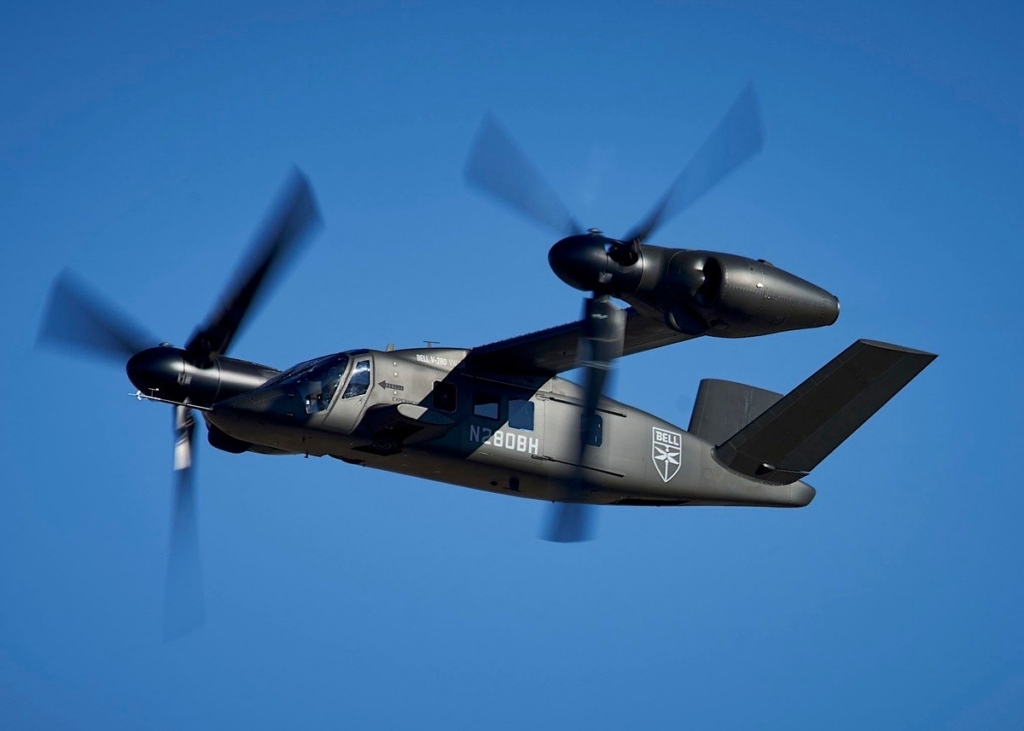 Pictured is the Bell V-280 Valor developed for the Army's Joint Multi-Role Technical Demonstrator program as a pre-cursor to the Future Long Range Assault Aircraft. On 5 December 2022, Bell was chosen to develop the MV-75 FLRAA