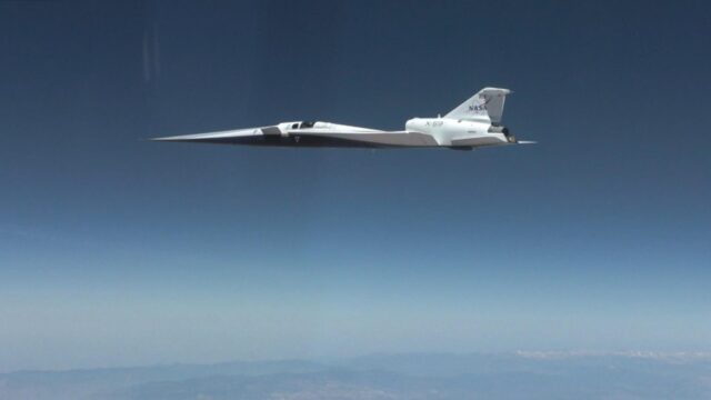 NASA X-59 first supersonic flight