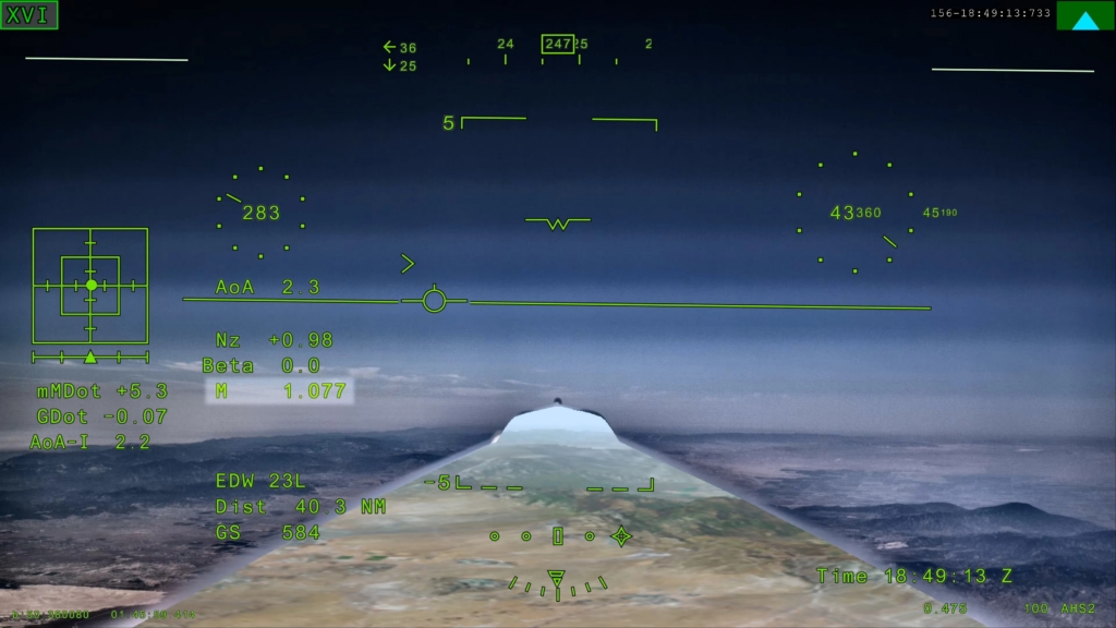 NASA X-59 first supersonic flight