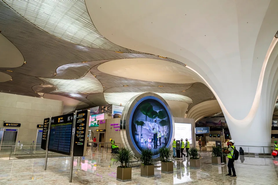 Inside Navi Mumbai airport